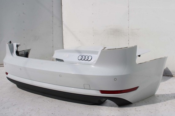 AUDI A4 SEDAN TYŁ ZDERZAK tylny + KLAPA BAGAŻNIKA 8W B9 2Y2Y LS9R biały ZESTAW KOMPLET 8W5827025 8W5807511 8W5807067 8W5807521
