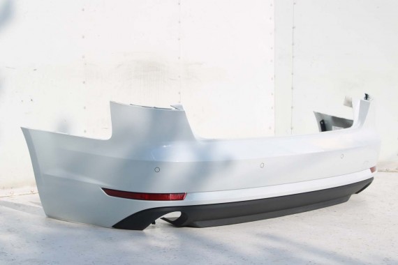 AUDI A4 SEDAN TYŁ ZDERZAK tylny + KLAPA BAGAŻNIKA 8W B9 2Y2Y LS9R biały ZESTAW KOMPLET 8W5827025 8W5807511 8W5807067 8W5807521