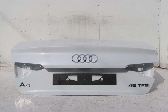 AUDI A4 SEDAN TYŁ ZDERZAK tylny + KLAPA BAGAŻNIKA 8W B9 2Y2Y LS9R biały ZESTAW KOMPLET 8W5827025 8W5807511 8W5807067 8W5807521