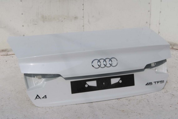 AUDI A4 SEDAN TYŁ ZDERZAK tylny + KLAPA BAGAŻNIKA 8W B9 2Y2Y LS9R biały ZESTAW KOMPLET 8W5827025 8W5807511 8W5807067 8W5807521