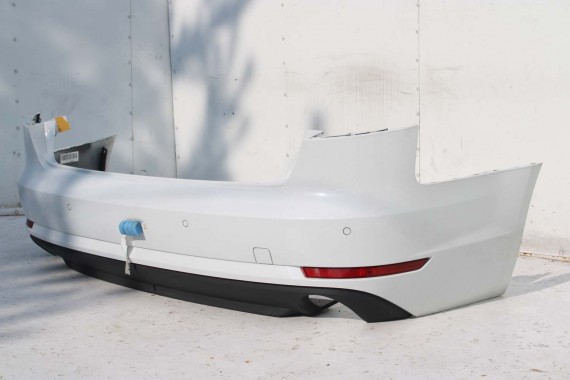 AUDI A4 SEDAN TYŁ ZDERZAK tylny + KLAPA BAGAŻNIKA 8W B9 2Y2Y LS9R biały ZESTAW KOMPLET 8W5827025 8W5807511 8W5807067 8W5807521