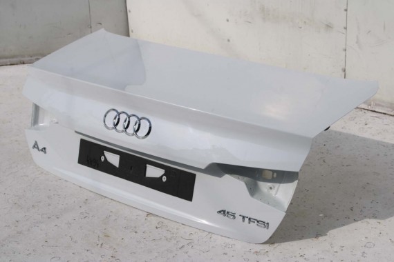 AUDI A4 SEDAN TYŁ ZDERZAK tylny + KLAPA BAGAŻNIKA 8W B9 2Y2Y LS9R biały ZESTAW KOMPLET 8W5827025 8W5807511 8W5807067 8W5807521