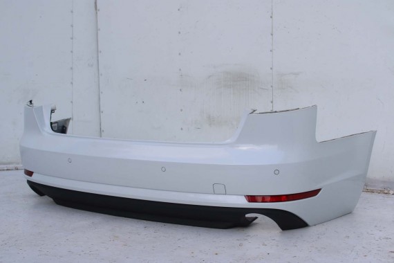 AUDI A4 SEDAN TYŁ ZDERZAK tylny + KLAPA BAGAŻNIKA 8W B9 2Y2Y LS9R biały ZESTAW KOMPLET 8W5827025 8W5807511 8W5807067 8W5807521