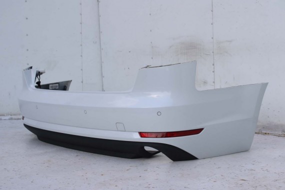 AUDI A4 SEDAN TYŁ ZDERZAK tylny + KLAPA BAGAŻNIKA 8W B9 2Y2Y LS9R biały ZESTAW KOMPLET 8W5827025 8W5807511 8W5807067 8W5807521