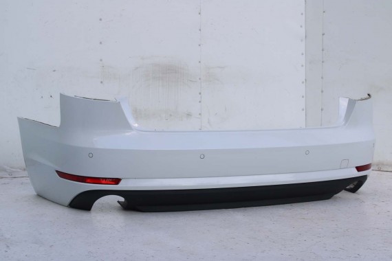 AUDI A4 SEDAN TYŁ ZDERZAK tylny + KLAPA BAGAŻNIKA 8W B9 2Y2Y LS9R biały ZESTAW KOMPLET 8W5827025 8W5807511 8W5807067 8W5807521