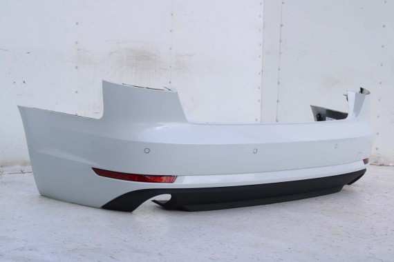 AUDI A4 SEDAN TYŁ ZDERZAK tylny + KLAPA BAGAŻNIKA 8W B9 2Y2Y LS9R biały ZESTAW KOMPLET 8W5827025 8W5807511 8W5807067 8W5807521