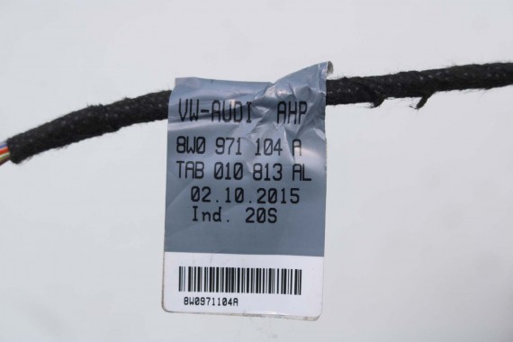 AUDI A4 SEDAN TYŁ ZDERZAK tylny + KLAPA BAGAŻNIKA 8W B9 2Y2Y LS9R biały ZESTAW KOMPLET 8W5827025 8W5807511 8W5807067 8W5807521