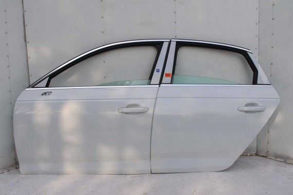 AUDI A4 SEDAN 8W B9 LS9R DRZWI LEWE PRZÓD + TYŁ STRONA LEWA przednie + tylne 2 sztuki 2Y2Y 8W0831051 8W5833051 8W0831051A białe