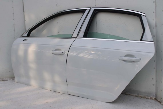 AUDI A4 SEDAN 8W B9 LS9R DRZWI LEWE PRZÓD + TYŁ STRONA LEWA przednie + tylne 2 sztuki 2Y2Y 8W0831051 8W5833051 8W0831051A białe