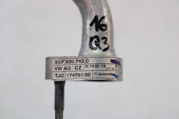 VW AUDI RURKI KLIMATYZACJI 5QF820741N 5QF820743C 5QF816721J KLIMY PRZEWÓD RURKA KOMPLET RUREK 2.0 TDi WĄŻ 5QF816721J 5QB816738B