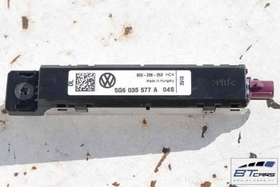 VW GOLF VII 7 WZMACNIACZ ANTENOWY ANTENY 5G6035577 5G6 035 577 5G6035577A 5G6 035 577 A