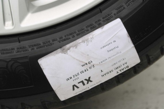 AUDI A4 A5 FELGI 17 cali OPONY KOŁA felga 8W0601025C 7.5J*17H2 ET38 8W opona 225/50/17 8W0601025C 8W0601025C 8W0601025 8W0601025