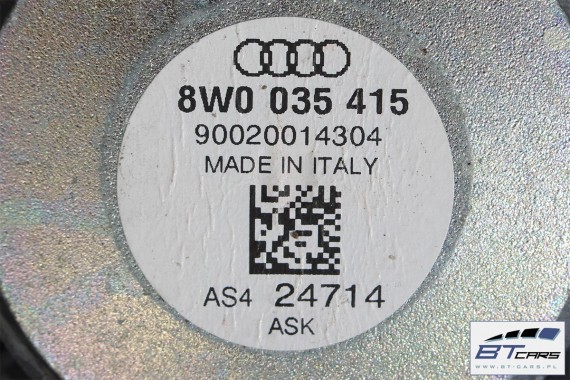 AUDI A4 SEDAN GŁOŚNIKI KOMPLET GŁOŚNIKÓW 8W5035412 8W5 035 412 8W5035411 8W0035415 ZESTAW NAGŁOŚNIENIE 8W0035415 8W0035415A