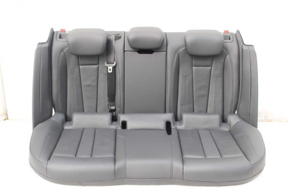AUDI A4 8W SEDAN FOTELE KOMPLET FOTELI siedzeń siedzenia fotel tapicerka 8W5 8W skóra kolor czarny B9 fotele tapicerka czarna 8W