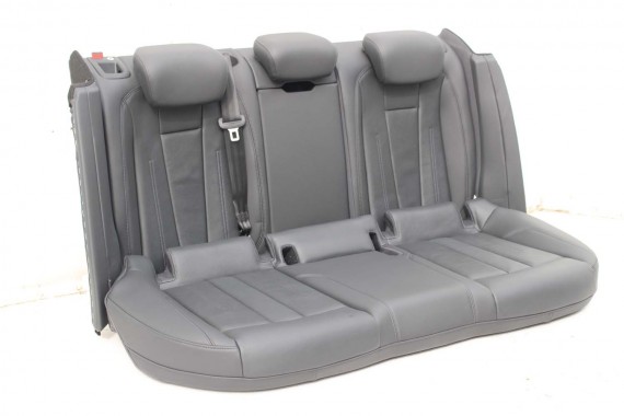 AUDI A4 8W SEDAN FOTELE KOMPLET FOTELI siedzeń siedzenia fotel tapicerka 8W5 8W skóra kolor czarny B9 fotele tapicerka czarna 8W