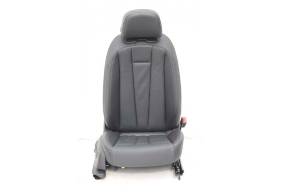 AUDI A4 8W SEDAN FOTELE KOMPLET FOTELI siedzeń siedzenia fotel tapicerka 8W5 8W skóra kolor czarny B9 fotele tapicerka czarna 8W