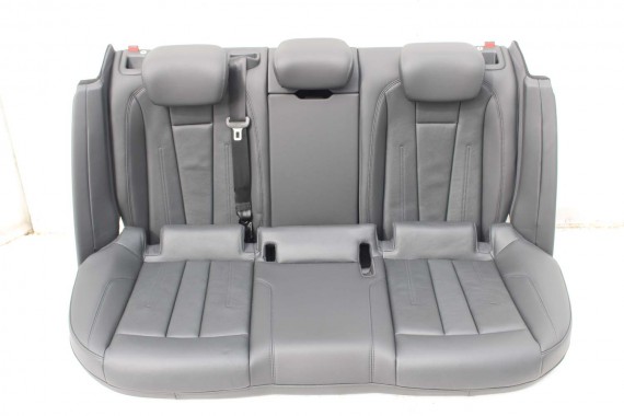 AUDI A4 8W SEDAN FOTELE KOMPLET FOTELI siedzeń siedzenia fotel tapicerka 8W5 8W skóra kolor czarny B9 fotele tapicerka czarna 8W