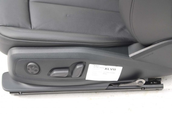 AUDI A4 8W SEDAN FOTELE KOMPLET FOTELI siedzeń siedzenia fotel tapicerka 8W5 8W skóra kolor czarny B9 fotele tapicerka czarna 8W