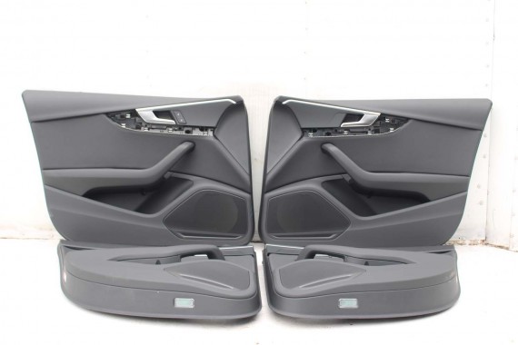 AUDI A4 8W BOCZEK BOCZKI DRZWI drzwiowe tapicerka SEDAN 8W 8W5 B9 skóra kolor czarny 8W1867103 8W1867104 8W0867303 8W0867304