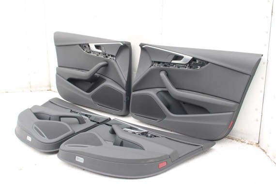 AUDI A4 8W BOCZEK BOCZKI DRZWI drzwiowe tapicerka SEDAN 8W 8W5 B9 skóra kolor czarny 8W1867103 8W1867104 8W0867303 8W0867304