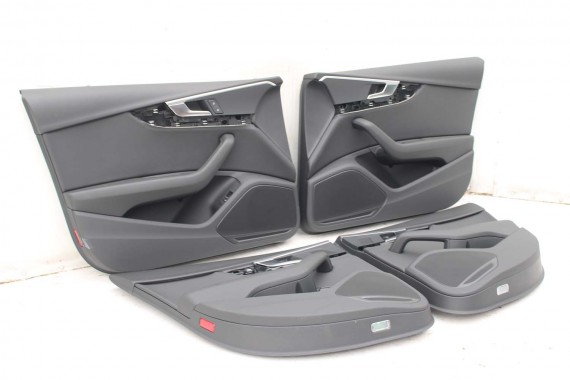 AUDI A4 8W BOCZEK BOCZKI DRZWI drzwiowe tapicerka SEDAN 8W 8W5 B9 skóra kolor czarny 8W1867103 8W1867104 8W0867303 8W0867304