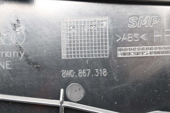 AUDI A4 8W BOCZEK BOCZKI DRZWI drzwiowe tapicerka SEDAN 8W 8W5 B9 skóra kolor czarny 8W1867103 8W1867104 8W0867303 8W0867304