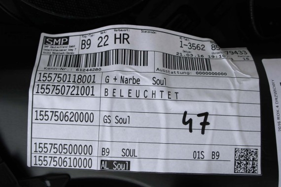 AUDI A4 8W BOCZEK BOCZKI DRZWI drzwiowe tapicerka SEDAN 8W 8W5 B9 skóra kolor czarny 8W1867103 8W1867104 8W0867303 8W0867304