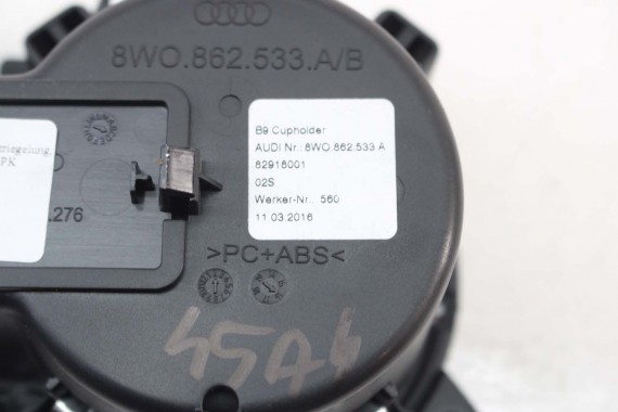 AUDI A4 A5 UCHWYT NA KUBEK PODŚWIETLANY 8W0862533A 8W0863276 8W0 862 533 A 8W0 863 276 8W0862533 8W0862533B 8W0862533C Ambiente