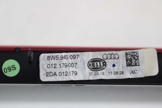 AUDI A4 SEDAN LAMPA ŚWIATŁO STOP 8W5945097 8W B9 tył tylna stopu 8W5 945 097 A8 D5 4N 8W5945097 8W5945097 8W5945097 8W5945097