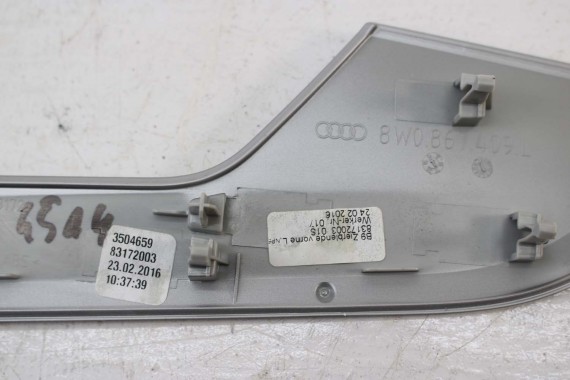 AUDI A4 LISTWY OZDOBNE DEKORY 8W1863969 8W1853189 8W1853190 8W0867409L 8W0867410L 8W0867419 8W0867420 dekor listwa 8W 8W1863969R