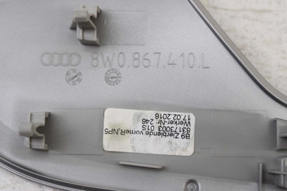 AUDI A4 LISTWY OZDOBNE DEKORY 8W1863969 8W1853189 8W1853190 8W0867409L 8W0867410L 8W0867419 8W0867420 dekor listwa 8W 8W1863969R