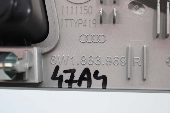 AUDI A4 LISTWY OZDOBNE DEKORY 8W1863969 8W1853189 8W1853190 8W0867409L 8W0867410L 8W0867419 8W0867420 dekor listwa 8W 8W1863969R