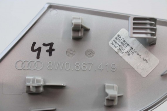 AUDI A4 LISTWY OZDOBNE DEKORY 8W1863969 8W1853189 8W1853190 8W0867409L 8W0867410L 8W0867419 8W0867420 dekor listwa 8W 8W1863969R