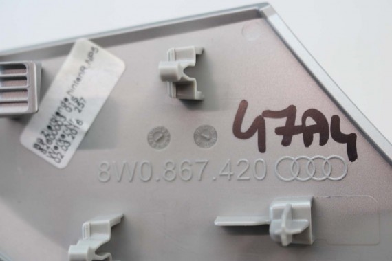 AUDI A4 LISTWY OZDOBNE DEKORY 8W1863969 8W1853189 8W1853190 8W0867409L 8W0867410L 8W0867419 8W0867420 dekor listwa 8W 8W1863969R