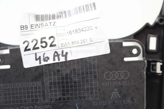 AUDI A4 RAMKA TUNELU ŚRODKOWEGO 8W1864261C 8W1 864 261 8W RAMKI 8W1864261E 8W1864261C 8W1864261 8W1864261E 8W1864261C 8W1864261A