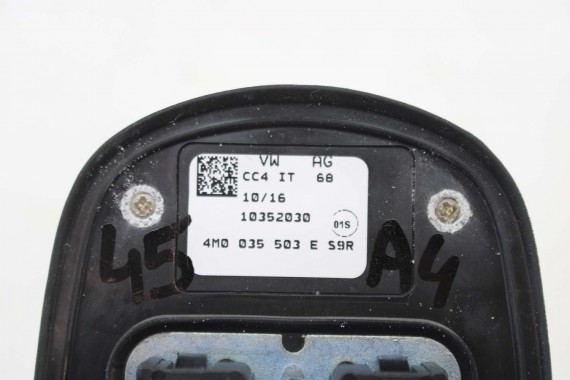 AUDI A4 8W ANTENA DACHOWA NA DACH 4M0035503E 4M0035503 4M0035503F 4M0035503L 2Y2Y LS9R Gletscherweiss Biały 4M0035503E 4M0035503
