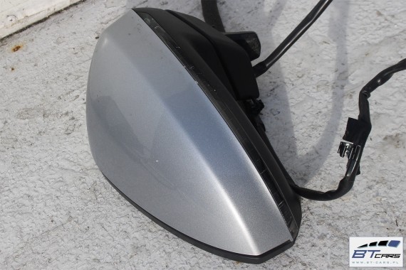 AUDI TT LUSTERKO DRZWI PRAWE 14 pin 8S zewnętrzne pinów kabli przewodów el. skł.  14pin L5 	LZ7G 	Florettsilber metallic Srebrny