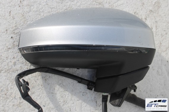 AUDI TT LUSTERKO DRZWI PRAWE 14 pin 8S zewnętrzne pinów kabli przewodów el. skł.  14pin L5 	LZ7G 	Florettsilber metallic Srebrny