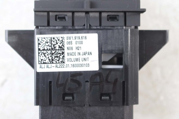 AUDI A4 A5 GAŁKA STEROWANIA MMI 8W1919616 8W1919616 panel 8W PANEL PRZEŁĄCZNIK RADIA PRZYCISK POTENCJOMETR 8W1919616 8W1919616