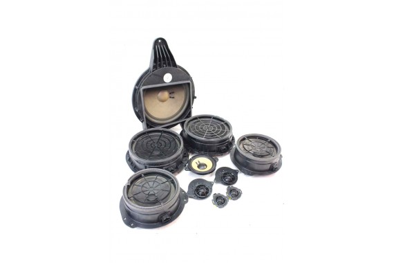AUDI A4 SEDAN GŁOŚNIKI NAGŁOŚNIENIE 8W5035412 8W5035411 8W0035415 8W0035454 8W0035399 8W5035399 KOMPLET GŁOŚNIKÓW ZESTAW GŁOŚNIK