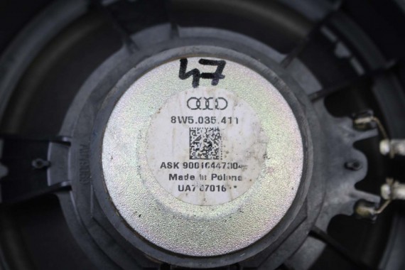AUDI A4 SEDAN GŁOŚNIKI NAGŁOŚNIENIE 8W5035412 8W5035411 8W0035415 8W0035454 8W0035399 8W5035399 KOMPLET GŁOŚNIKÓW ZESTAW GŁOŚNIK