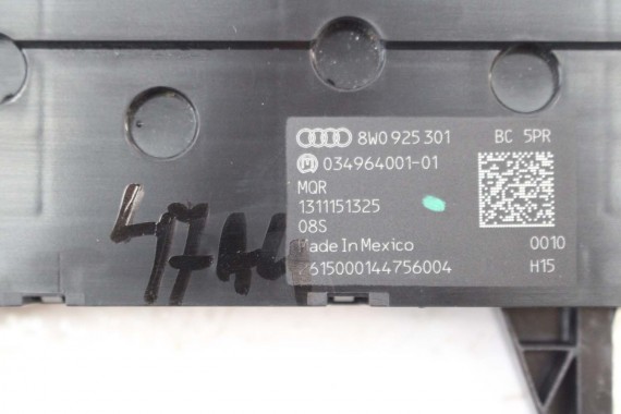 AUDI A4 PANEL Z PRZYCISKAMI PRZYCISKI 8W0925301BC 8W0 925 301 BC przycisk b9 f5 sterowania 8W0925301BC 8W0925301BC 8W0925301BC