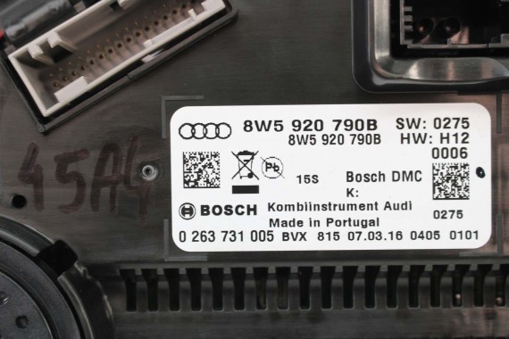 AUDI A4 A5 ZEGARY LICZNIKI zegar 8W5920790B Virtual Cockpit 8W5920790B 8W5920790B 8W5920790B 8W5920790B 8W5920790B 8W5 920 790 B
