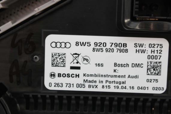 AUDI A4 A5 ZEGARY LICZNIKI zegar 8W5920790B Virtual Cockpit 8W5920790B 8W5920790B 8W5920790B 8W5920790B 8W5920790B 8W5 920 790 B