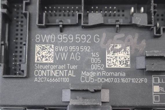 AUDI A4 A5 STEROWNIK MODUŁ DRZWI 8W0959592G 8W0959592 8W0959593G 8W0959593 8W0959595G 8W0959595 4M0959793G 4M0959792G 8W0959595G