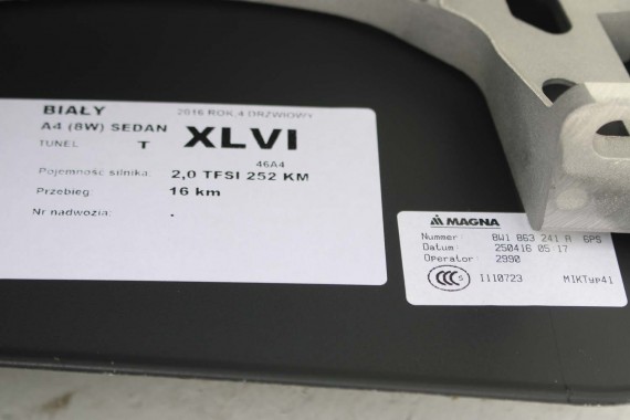 AUDI A4 A5 TUNEL ŚRODKOWY + PODŁOKIETNIK 8W0864283 8W1863241 8W0864207 8W1 863 241 8W b9 f5 LED 8W0864283 8W1863241 8W0864207