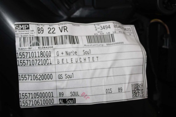 AUDI A4 8W BOCZEK BOCZKI DRZWI drzwiowe tapicerka SEDAN 8W 8W5 B9 skóra kolor czarny 8W1867103 8W1867104 8W0867303 8W0867304