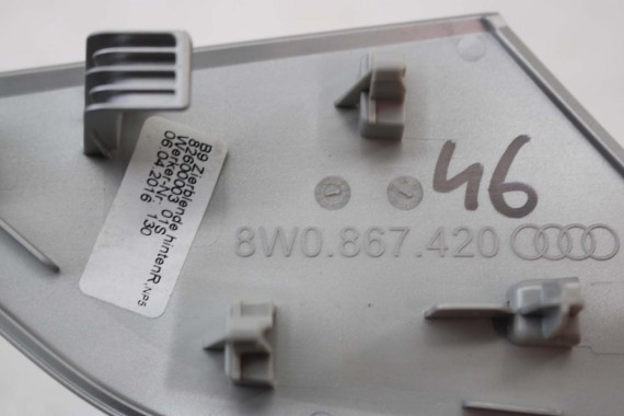 AUDI A4 LISTWY OZDOBNE DEKORY 8W1863969 8W1853189 8W1853190 8W0867409L 8W0867410L 8W0867419 8W0867420 dekor listwa 8W 8W1863969R