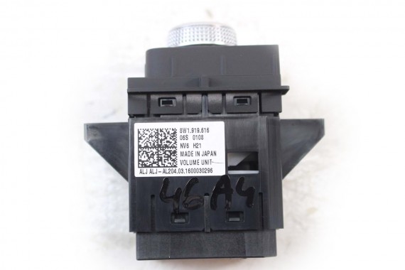 AUDI A4 A5 GAŁKA STEROWANIA MMI 8W1919616 8W1919616 panel 8W PANEL PRZEŁĄCZNIK RADIA PRZYCISK POTENCJOMETR 8W1919616 8W1919616