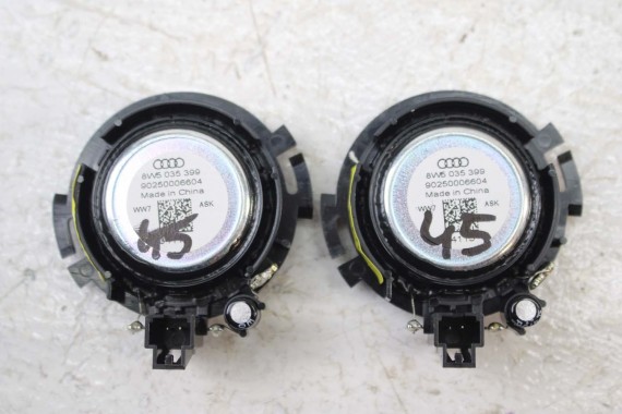AUDI A4 SEDAN GŁOŚNIKI NAGŁOŚNIENIE 8W5035412 8W5035411 8W0035415 8W0035454 8W0035399 8W5035399 KOMPLET GŁOŚNIKÓW ZESTAW GŁOŚNIK